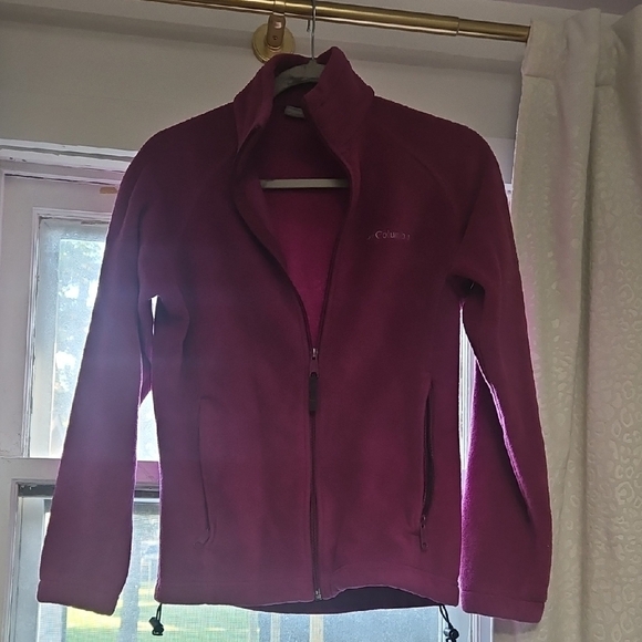 Columbia Purple Ski Jacket Full-Length Zipper - Picture 1 of 1